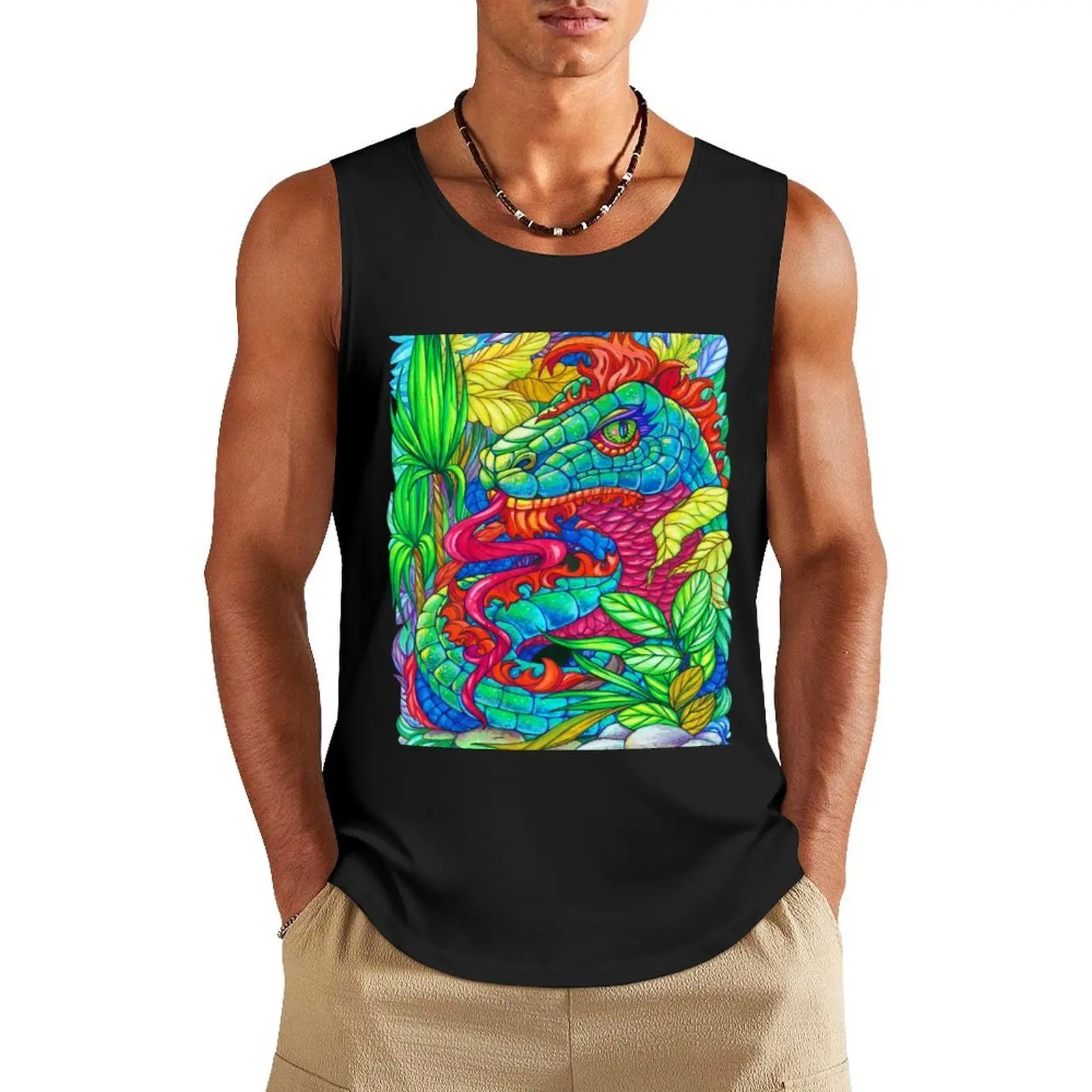 

Cute monster number 1 Tank Top T-shirt male Male vest Sleeveless men