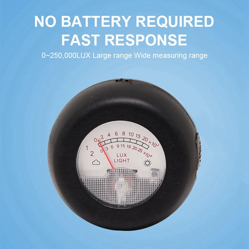 24-Hour Delivery 2 In 1 Illuminometers & Thermometer METER LUX Pointer Type Luxmeter Luminance Temperature Test Illuminometers