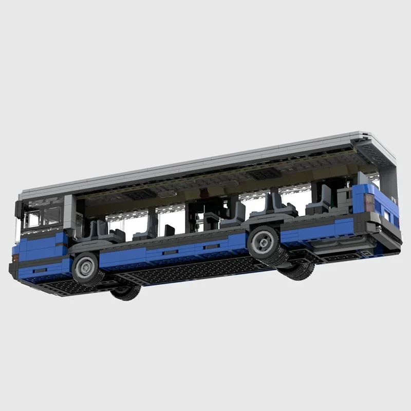 Moc Bouwstenen Stadsauto's Model Snelheid Kampioenen Schaal Bus Technologie Modulaire Blokken Geschenken Speelgoed Kinderen DIY Sets Montage