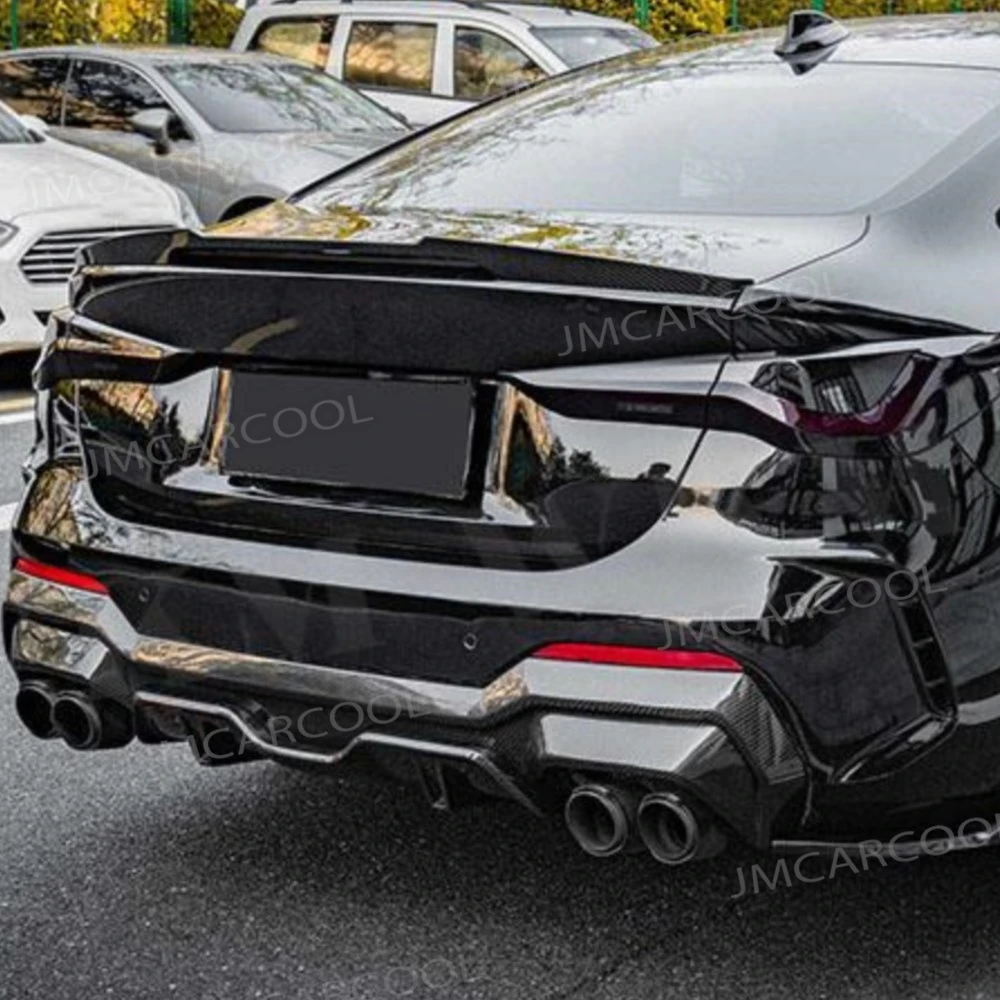 

Dry Carbon Fiber Rear Bumpers Side Splitters Canards For BMW 4 Series G22 G23 Coupe 2021 +Car Styling Bodykits FRP