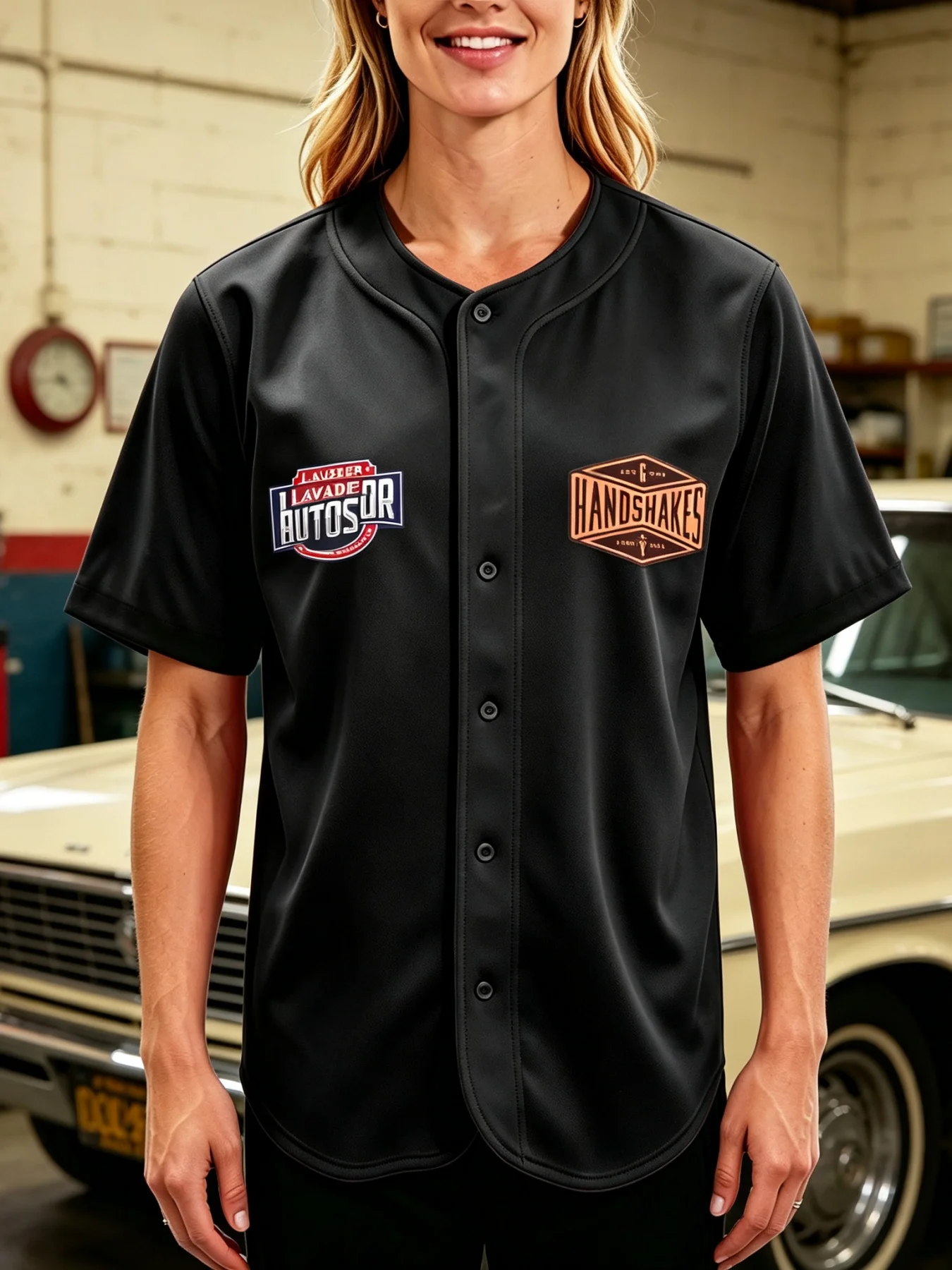 Men's Vintage Short-Sleeve Baseball Jersey Button-Down T-Shirt 'Play for the Game' Graphic Print Sports Uniform Shirt