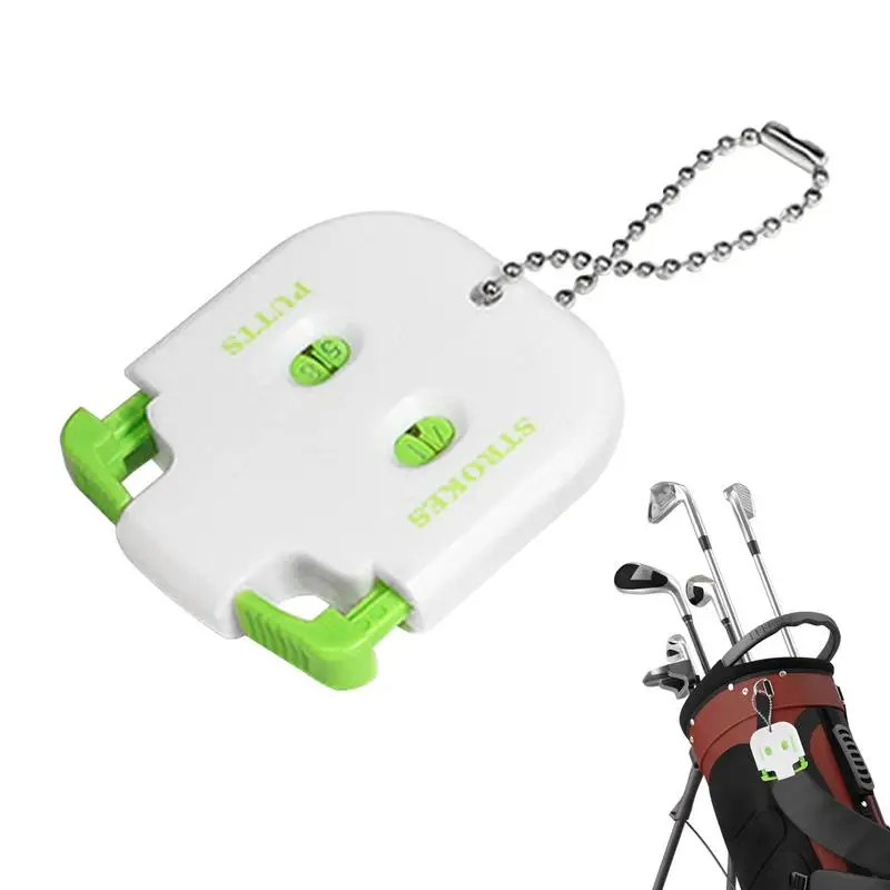 Mini Golf Shot Count Strokes Putt Score Counter Two Digits Scoring Keeper With Key Chain Golf Accessories Golf Training Aid