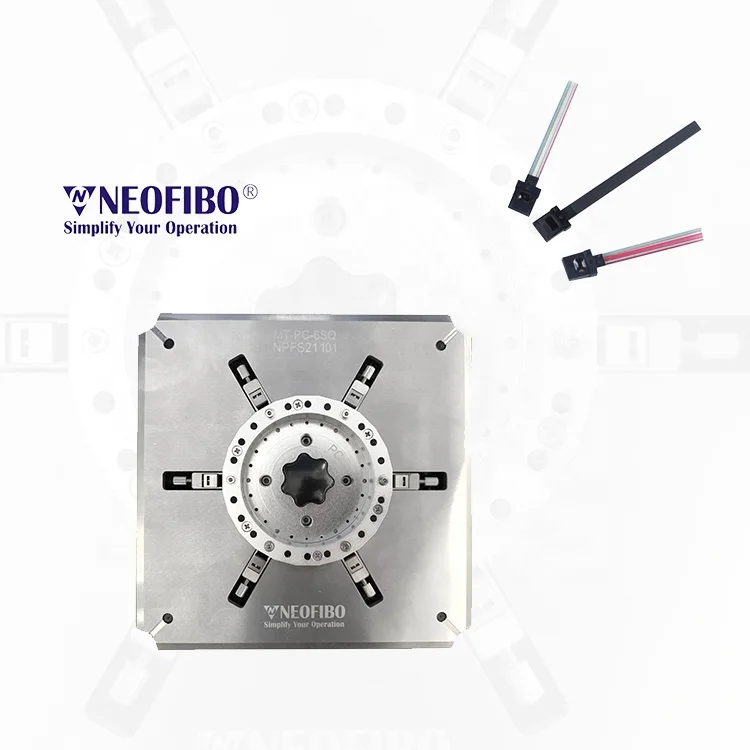 MT-APC-6SQ Square Pressure MPO Ferrule MT Connector Jumper MPO Polishing Jig Fiber Optic Polishing Fixture