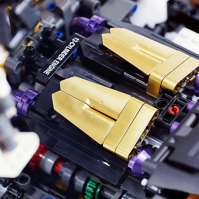 En STOCK Unique JD118 MOC blocs de construction de voiture de sport technique de haute qualité briques assemblage modèle jouets pour enfants cadeau de noël