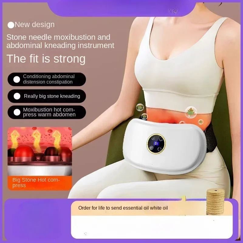 Rubbing The Belly Bloating Constipation Fat Burning and Thin Belly Bianshi Moxibustion Automatic Abdominal Rubbing Instrument