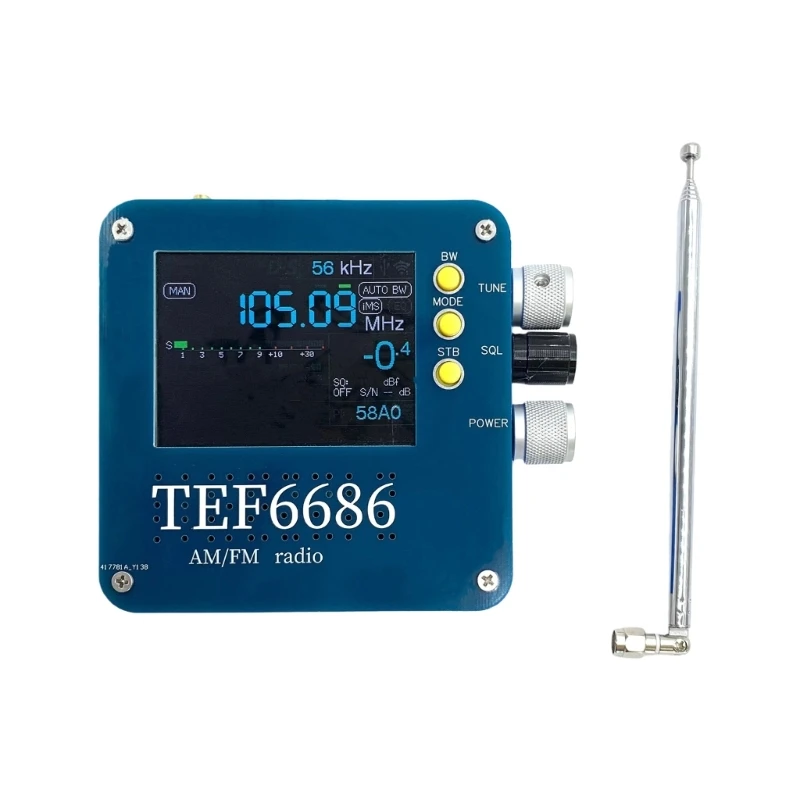 

U75B High Sensitivity Radio Receiver Support TEF6686 Radio Receiver Telescopic LCD Screen Radio Receiver