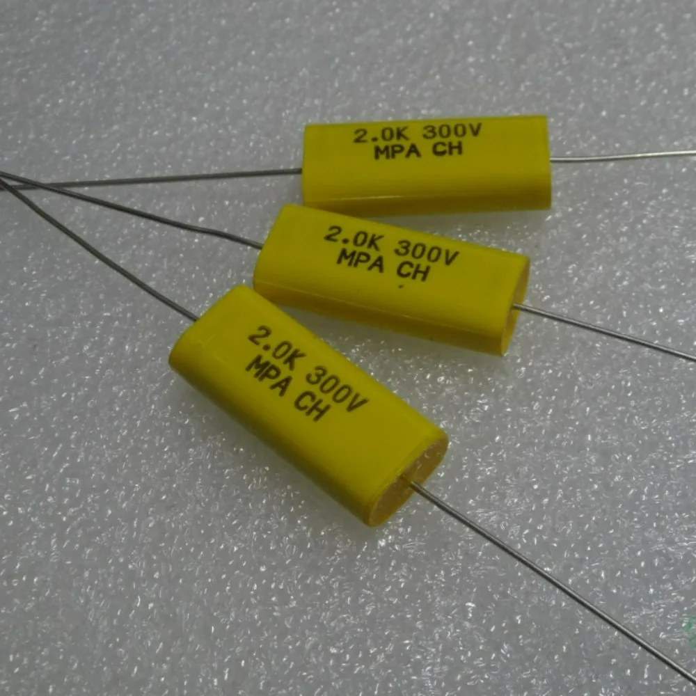 5pcs/lot CH MPA 2.0uf 300V 2u0 2uf 205 Brand New Axial Non-polarized Crossover Audio Capacitor
