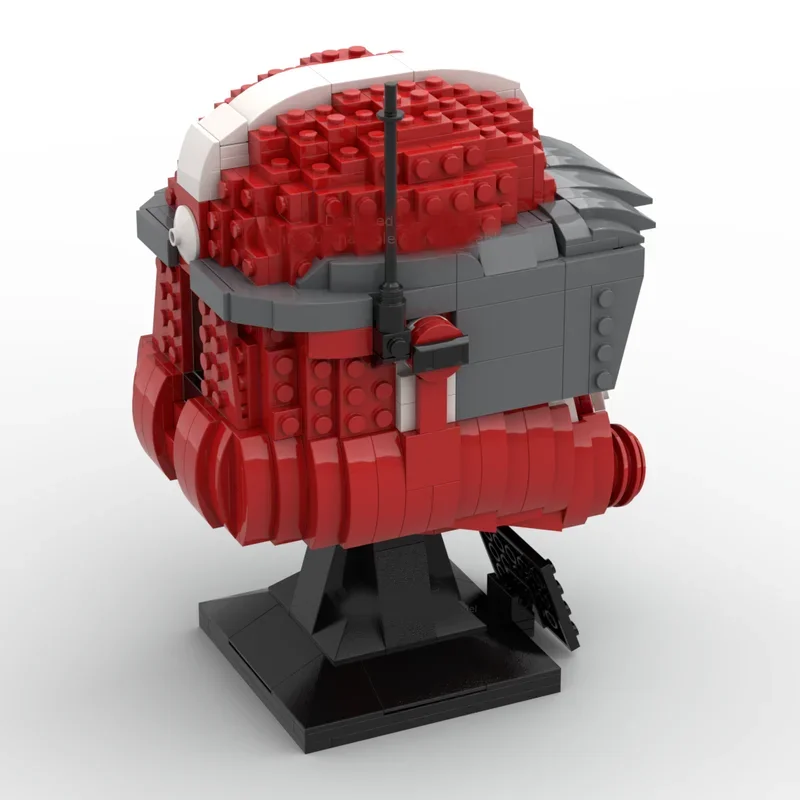 Moc 754 Pieces Star Battle Commander Fox Helmet Model Building Blocks DIY Educational Assembly Children's Gift (Helmet Lovers)