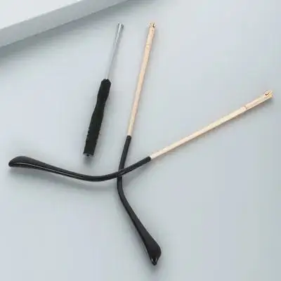 

1Pair Universal Glasses Temple Replacement Sturdy Metal Eyeglass Arms No Pressure on Ears Suitable for Most Frames Repair
