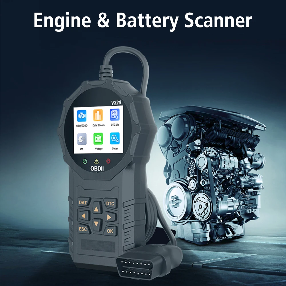 Picture 7: Auto Accessories 16 Pin Digital Display Fault Code Clear Car Diagnostic Tools Universal Version OBD2 Code Reader OBD 2 Scanner