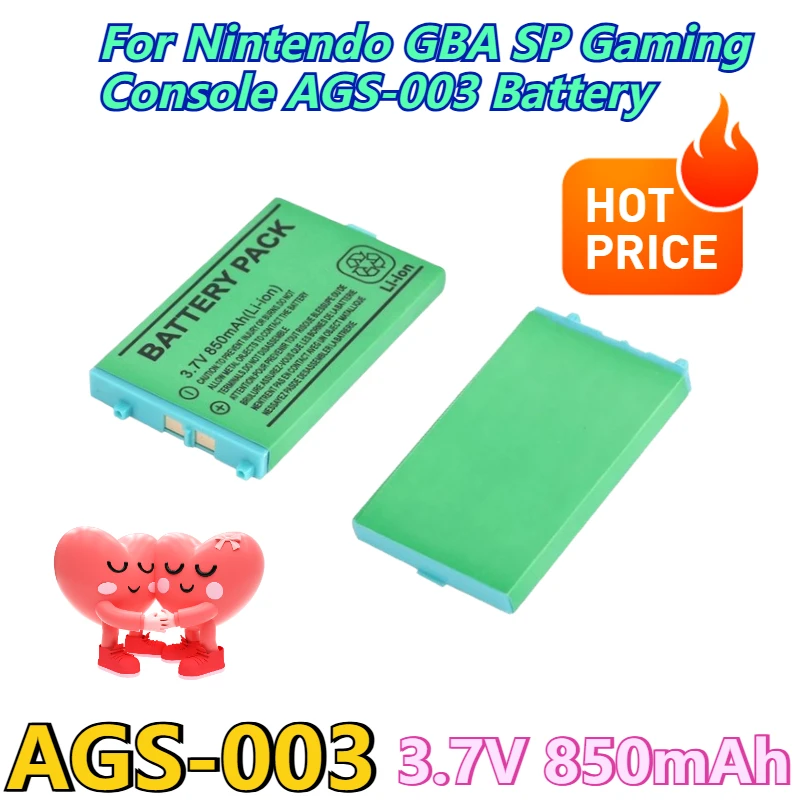 

New 3.7V 850mAh for Nintendo GBA SP Gaming Console AGS-003 Battery