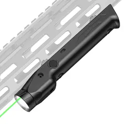 Combo luce laser verde da 1700 lumen per fucile con modalità stroboscopica M-Rail Picatinny Rail magnetico ricaricabile