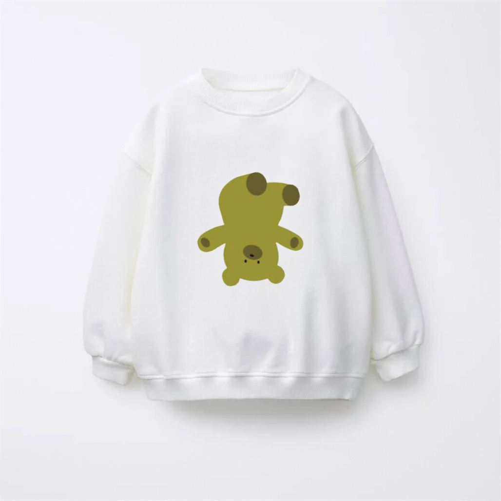 2026 Spring Autumn Clothes Long-sleeved Tops Casual Loose Sweatshirts For Boys And Girls Cartoon Fashion Hoodies Outer Wear