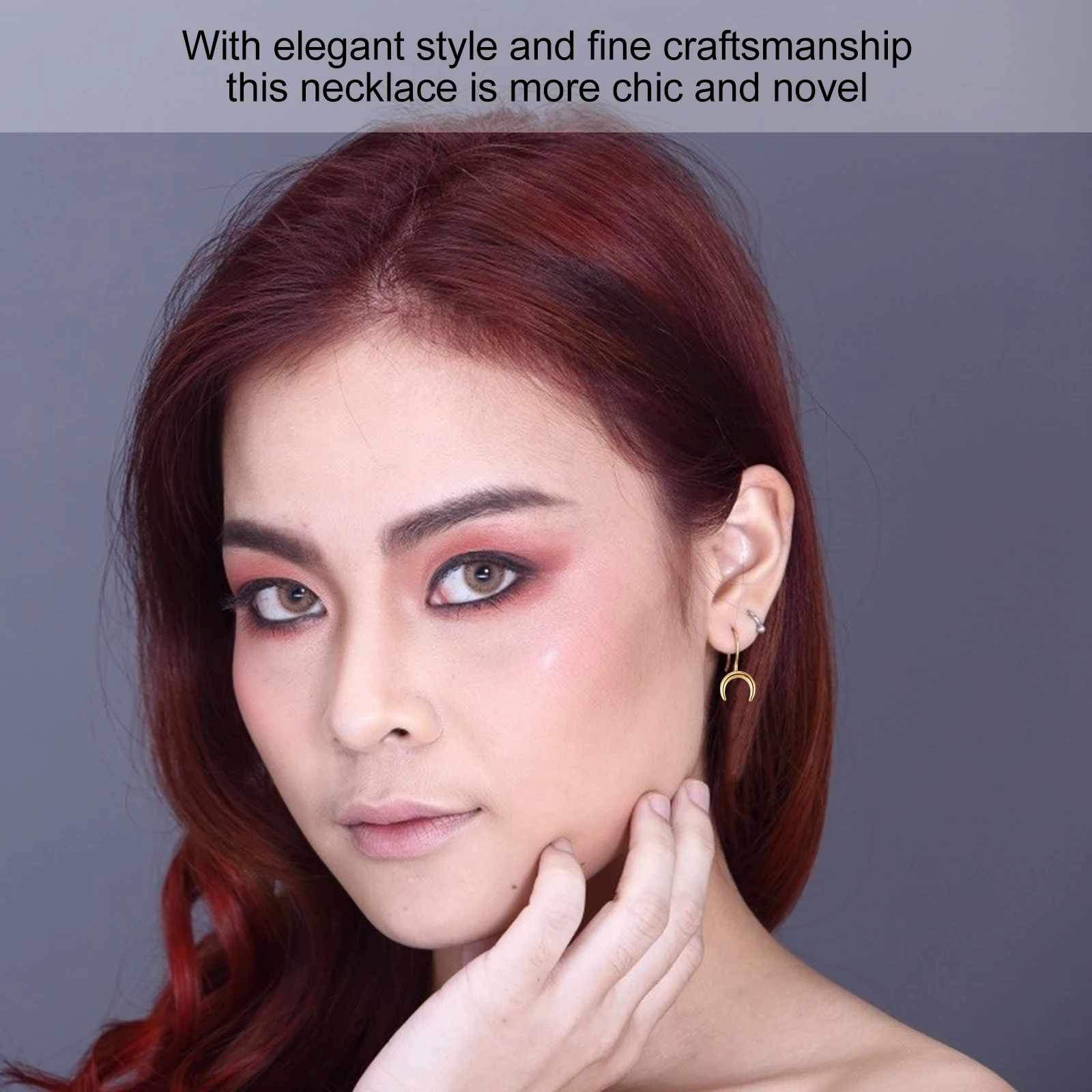 

Нержавеющая сталь Луна Ожерелье Подвеска Декор Элегантные подвесные ювелирные детали DIY Браслет Форма Серьги Аксессуары Пляжная вечеринка