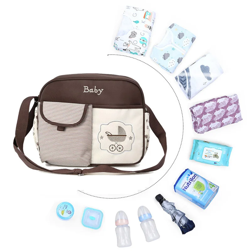 

New Arrival Waterproof Diaper Bag Large Capacity Mommy Travel Bag Maternity Mother Baby Stroller Bags Organizer Mummy Bag