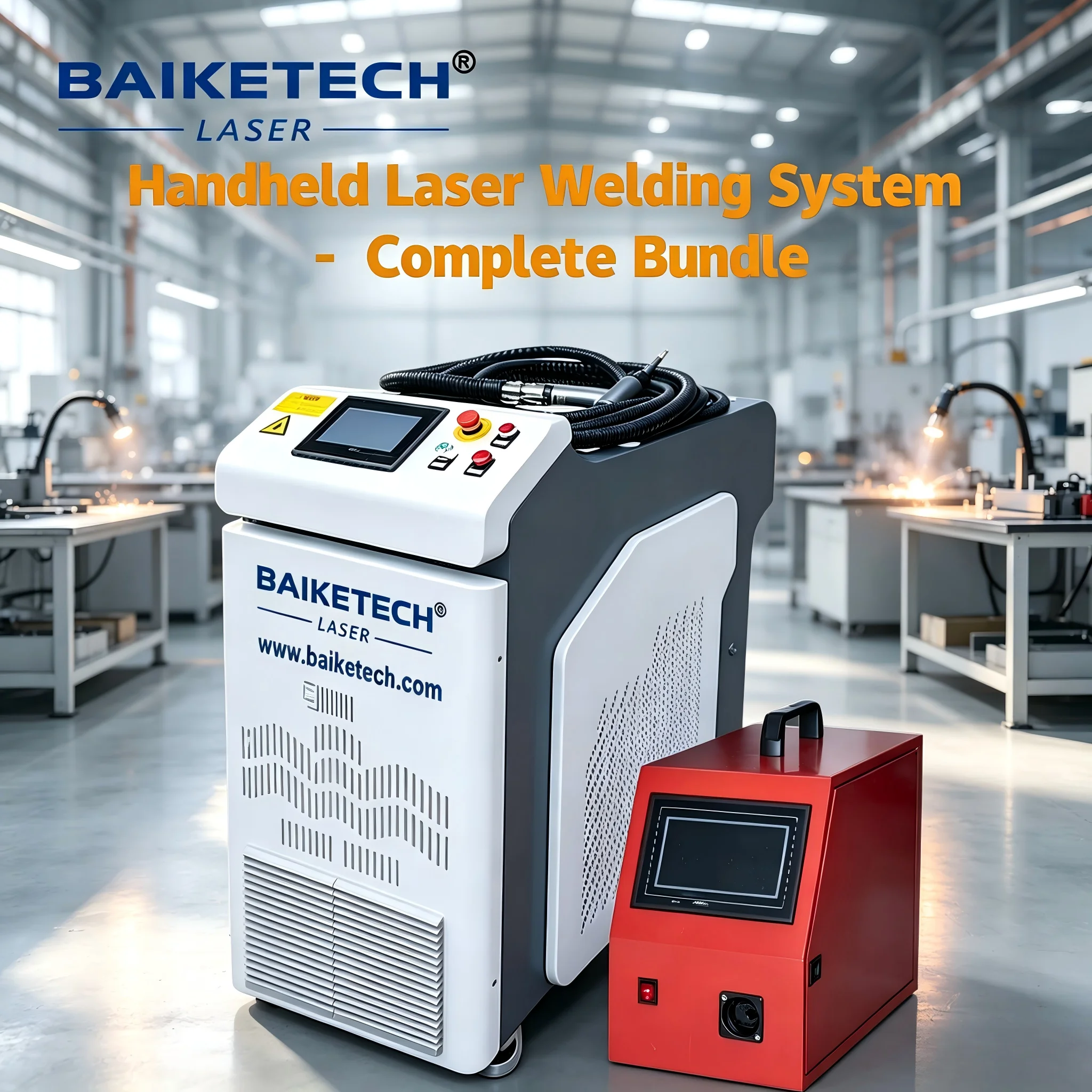 Energy-efficient HW1500CE Raycus water-cooled handheld welder – maximizes output while minimizing power draw, ideal for sustai