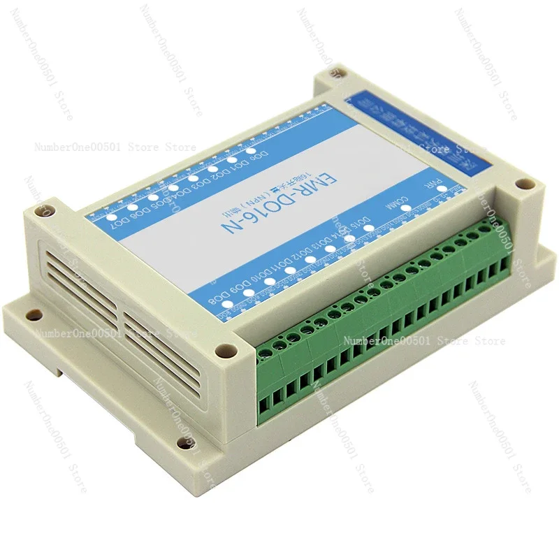 Digital output module Industrial grade 16-channel transistor NPN output 485 to digital EMR-DO16-N