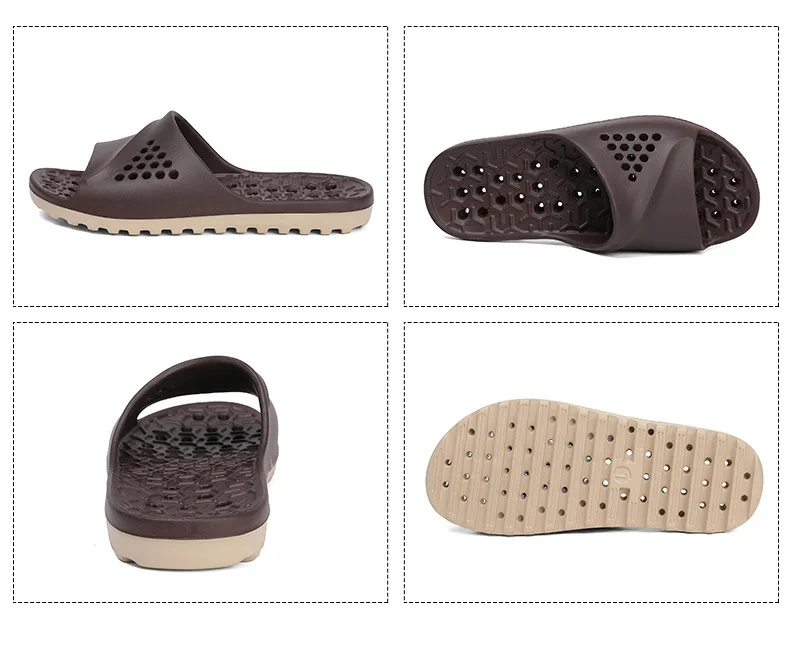 Pantuflas Antideslizantes para Parejas, para Baño, Interior y Exterior, Sandalias Planas de Verano, Pantuflas Suaves de EVA