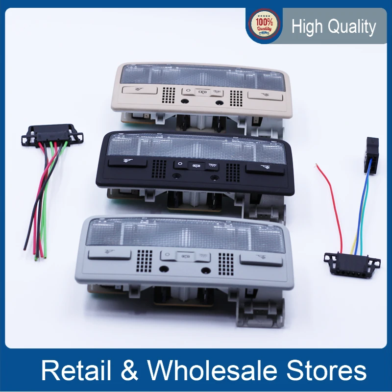 Black/Gery/Beige 3BD 947 105 2EN 3B7 947 105F 3BD947105 Red Color Dome Light Interior Reading Lamp for Passat B5 Golf 4 Bora
