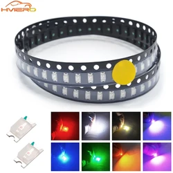 10/100/1000X 1206 SMD SMT 20MA LED Chip White Red Green Blue Yellow Pink Orange Super Bright DIY Lamp Light-emitting Diode Patch