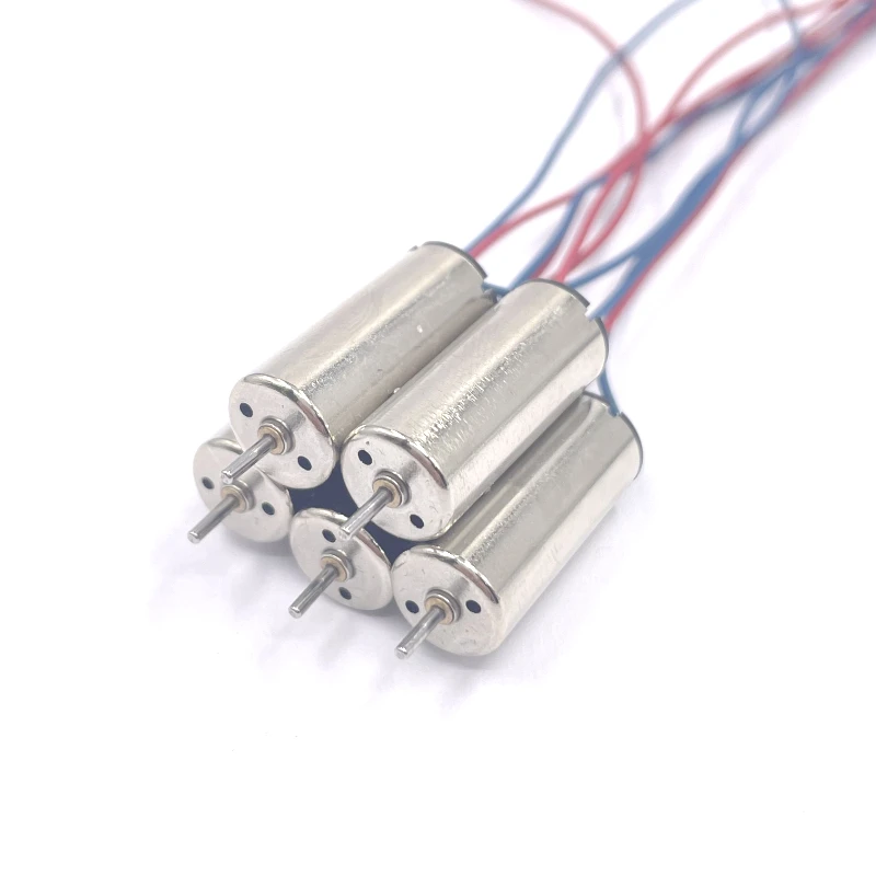 5pcs 8520 8.5mm*20mm DC 3V-4.2V 54000 RPM Ultra-High Speed Strong Magnet Coreless Motor DIY Drone Aircraft