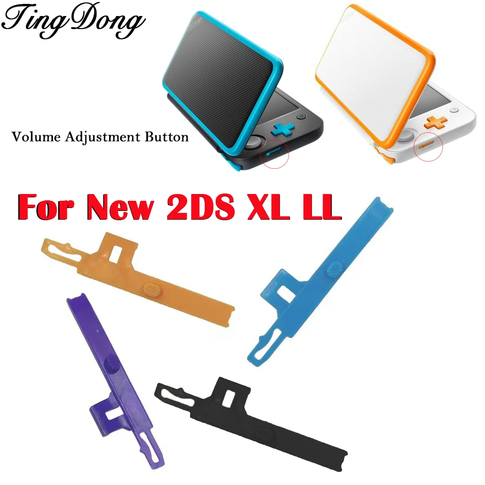 1-5 Stück Kunststoffgehäuse für Lautstärkeregler, Ersatzteil für die Lautstärkeregelung der neuen 2DS XL / LL-Spielkonsole, Reparaturteile und Zubehör.