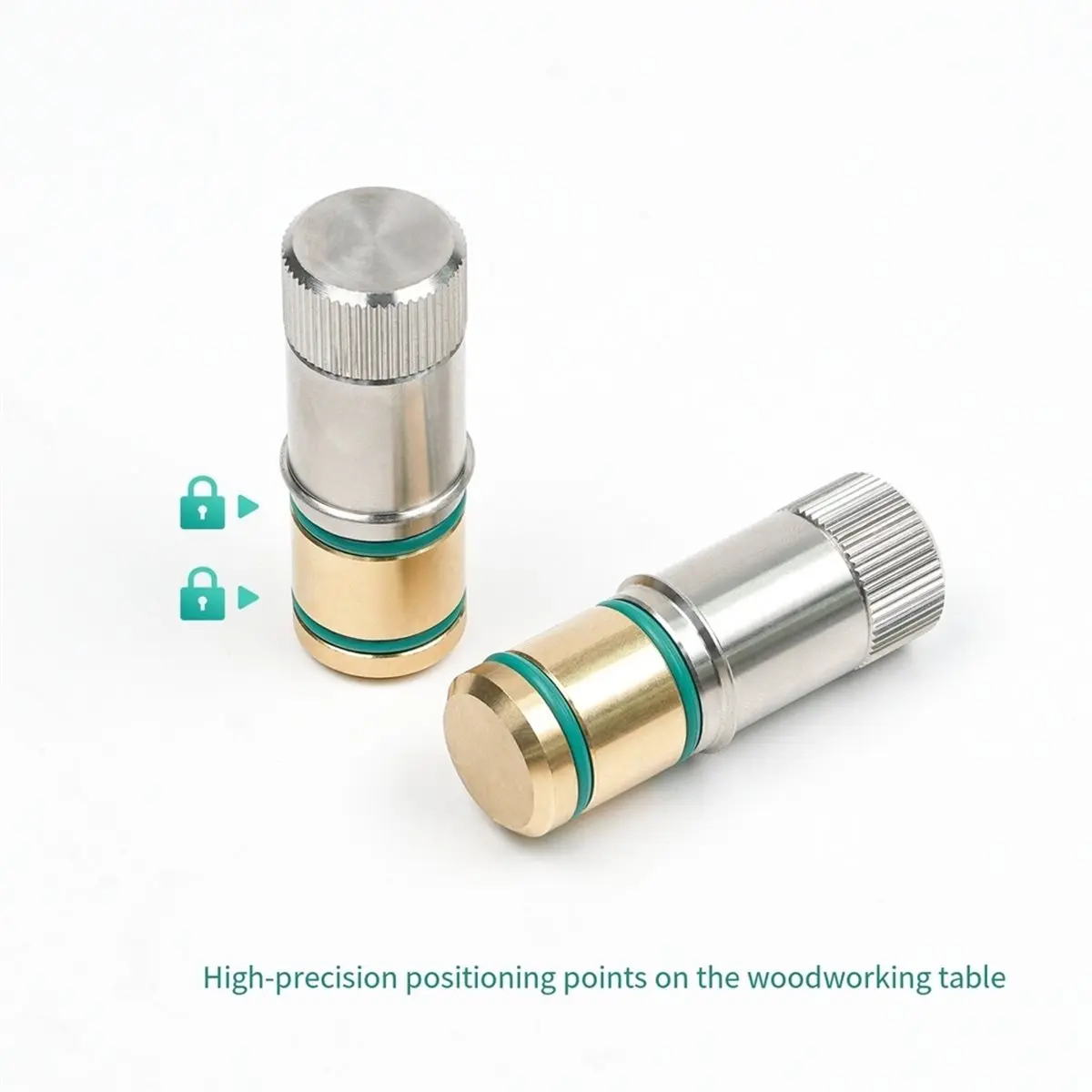 Multi-use Gear 2PC Woodworking Table Hole Positioning Pin Table Card Table Hole Table Quick Locking Backing Block Fit Dog Holes