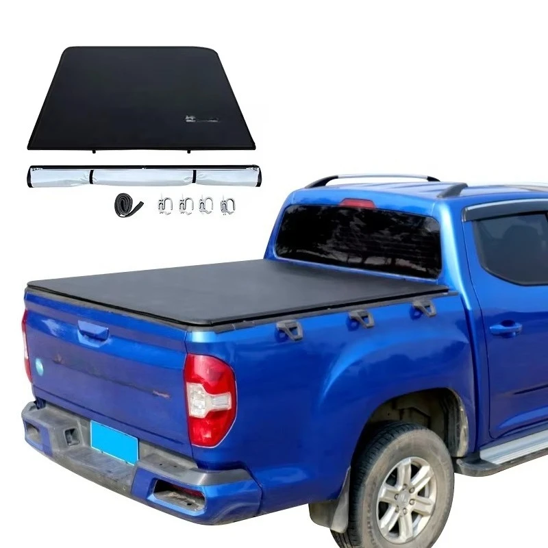 

2024 Triton Soft Roll-Up Tonneau Cover for Truck Beds Electric Vinyl Installation Target Vehicles Ranger F150 Tacoma NP300