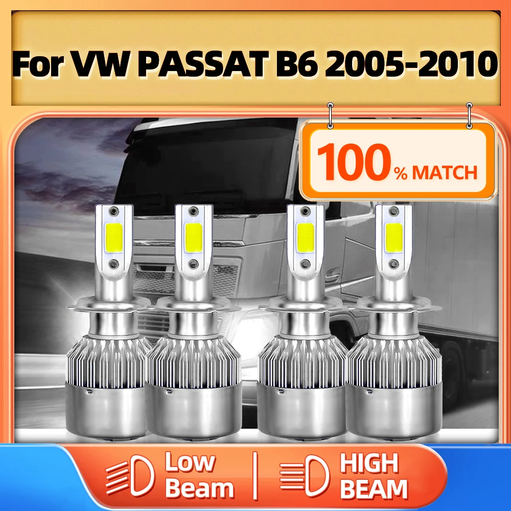 Żarówki LED H7 Canbus 240W 40000LM do reflektorów samochodowych 12V 6000K białe do VW PASSAT B6 2005 2006 2007 2008 2009 2010