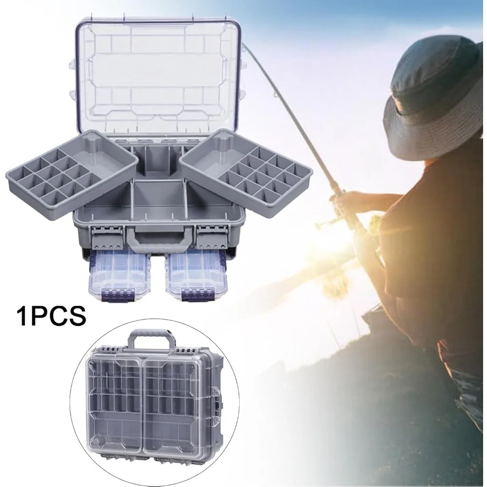 

Multifunctional Folding Boxes Bait Storage Bag Organizer Tackle Toolbox Equipment Goods Accessories Box Fishing Tool