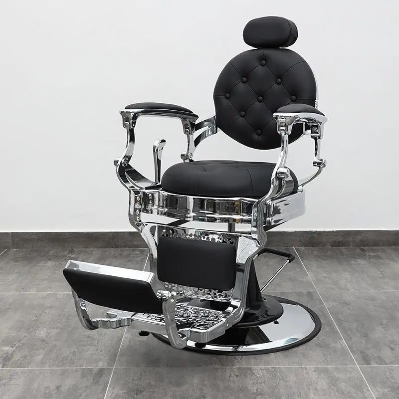 

Men's oily hair styling chairs, salons, salons, cutting and lifting, retro adjustable shaving chairs