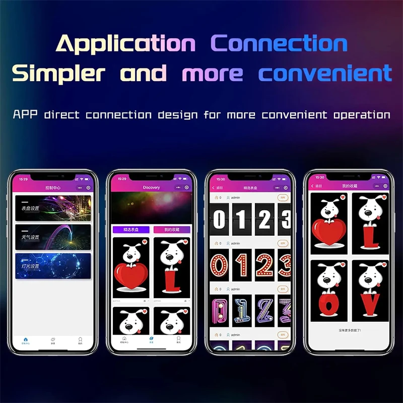 ساعة منبه أنبوبية RGB Nixie تعمل بمنفذ USB وشاشة IPS وتصميم بيضاوي من الألومنيوم الكهربائي مع منفذ شحن وإطار معدني #6