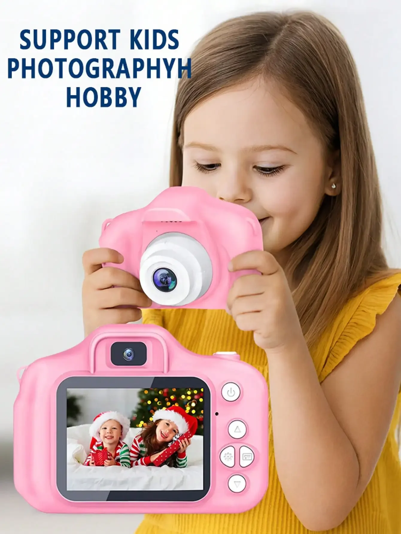 

2026 Kids Action Camera, Kids Video Recorder, Kids Camera, Toy Camera, Rechargeable Toy Camera, Suitable For Girls Birthday, Christmas And New Year Gifts