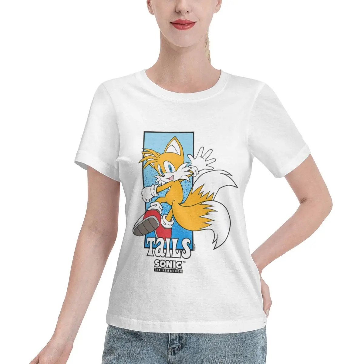 Bulk Wholesale Cute Anime 90s Funny Series Vintage Cartoon Racing Women's T-shirt Soft Girl Trendy Basic Tee