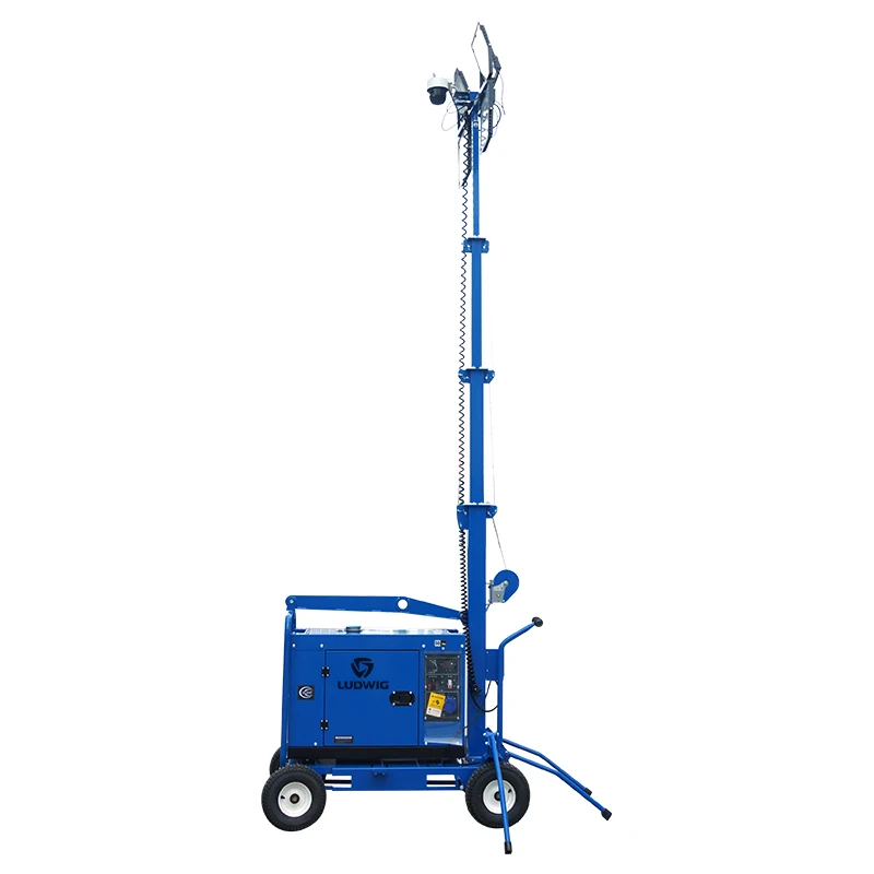 

Portable Lighting Tower LED Mobile Camera LED Light Tower for Construction Mining Stadium Usage
