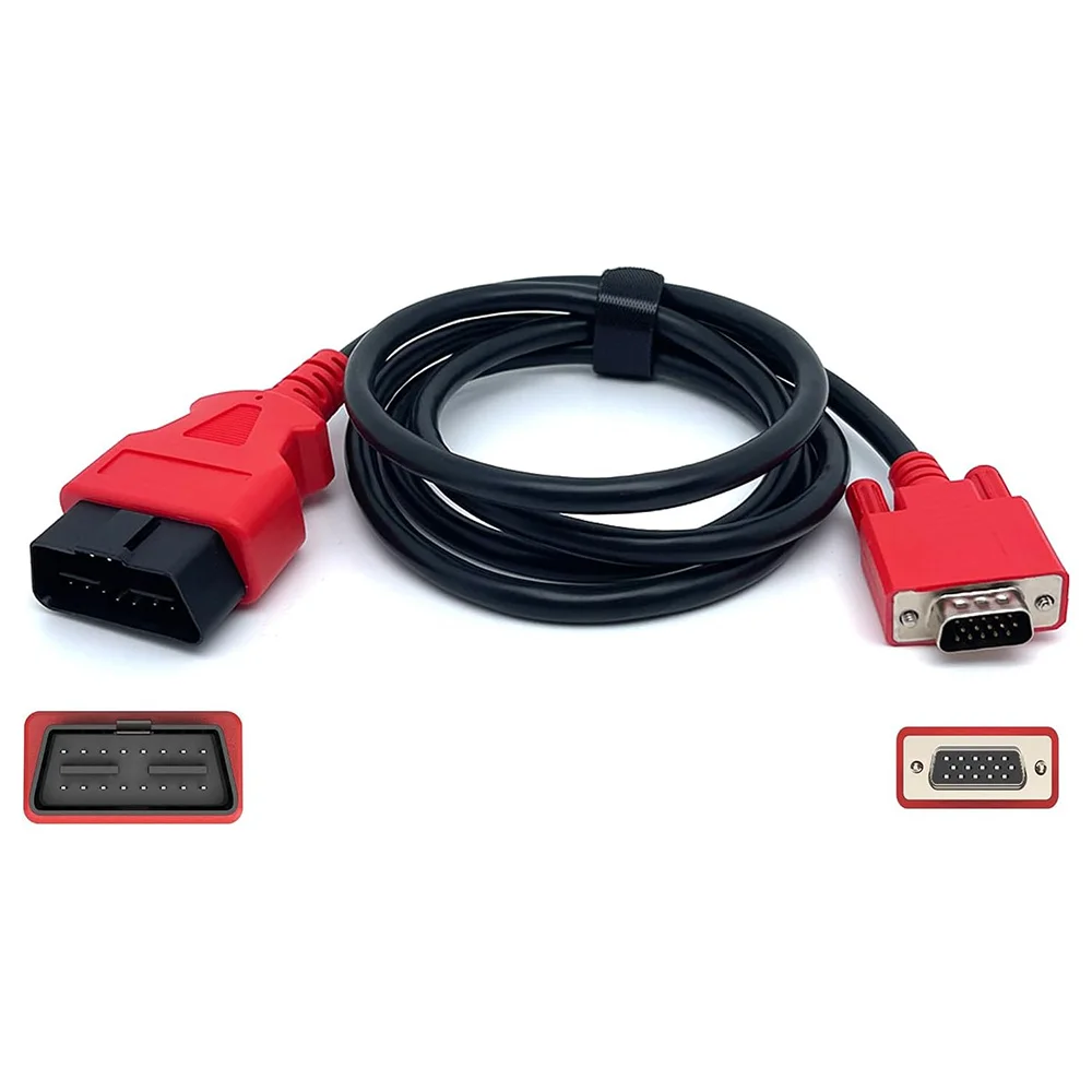 Cabo principal adequado para xtool d5 d6s d7 d8s ip508s ip608 ip616 ip819 obd2 scanner de diagnóstico substituição cabo de teste adaptador conector
