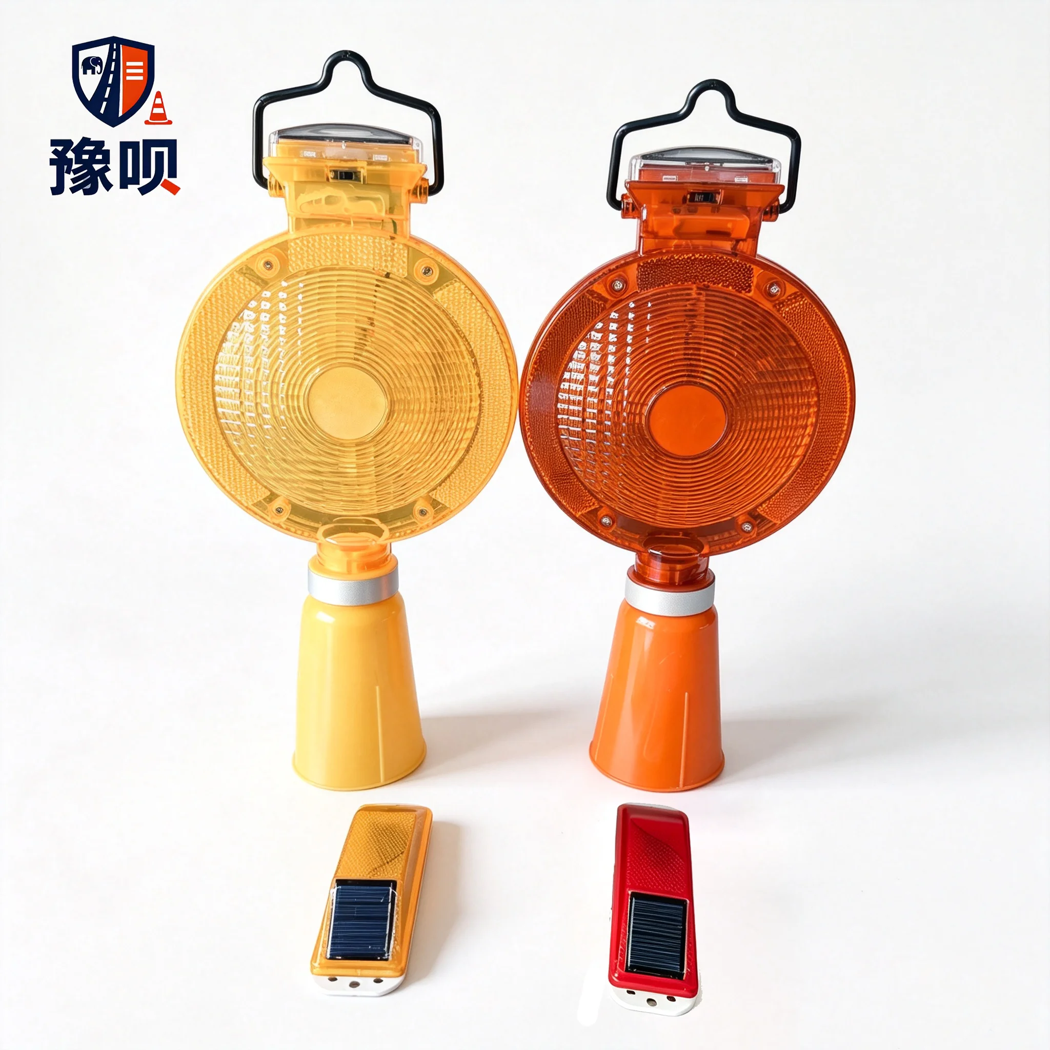 Safety Barricade Flash Cone Light Solar Emergency Beacon Light Traffic Flashing Warning Light Road for Outdoor Highway Patio