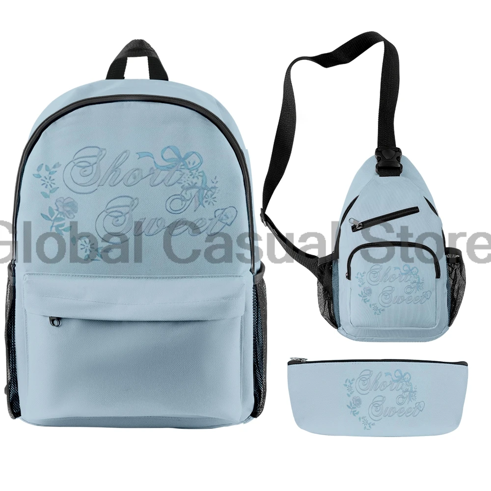 Safrost Carpenter Short n' Sweet Merch zaino 3 pezzi Set zaino borsa a tracolla borsa da viaggio uomo donna borse Casual