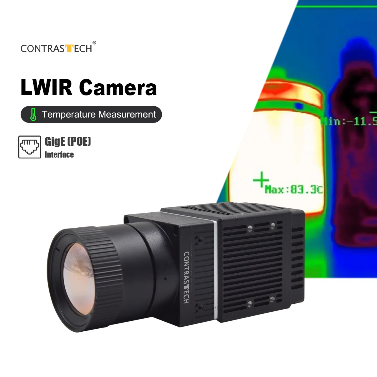 17μm 50FPS High-Precision 640x512  LWIR Thermal Camera Module for Industrial Temperature Measurement