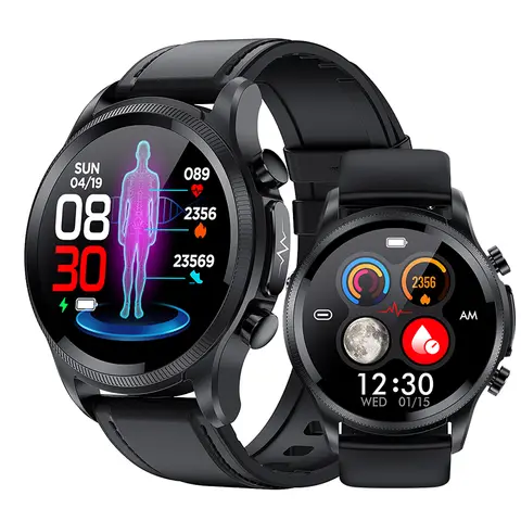 2025 새로운 ECG+PPG+HRV 스마트워치 남성 혈압 혈당 건강 모니터 수면 신체 건강 스마트워치 여성 샤오미 IOS용