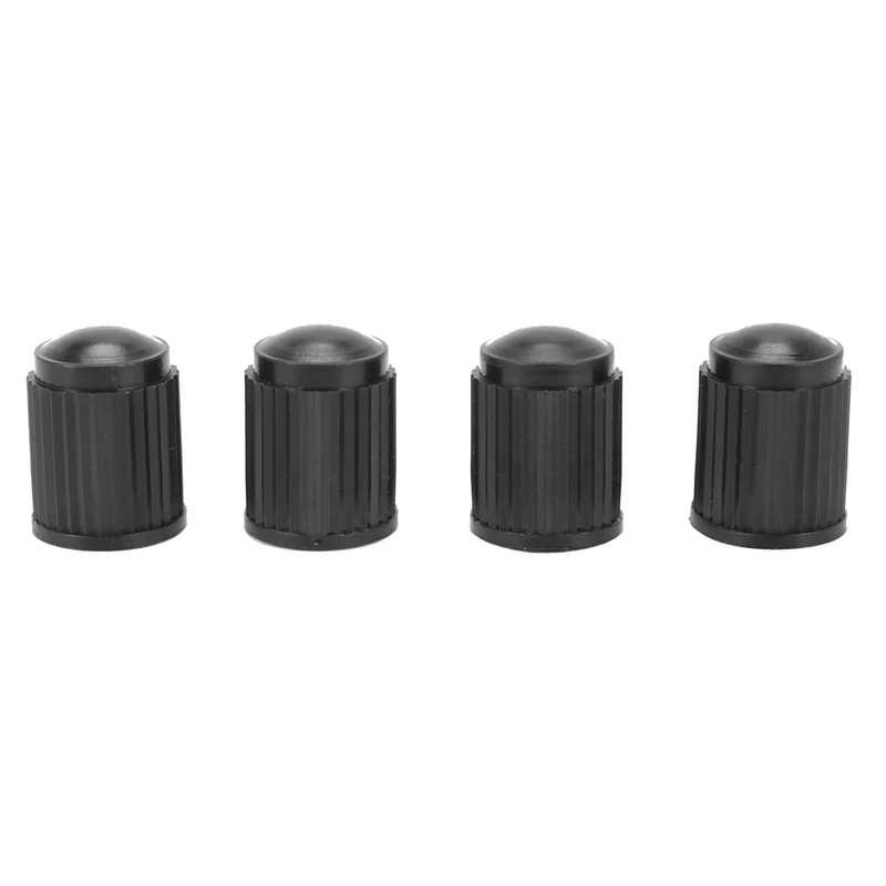 100Pcs Plastic Bike Bicycle Valve Dust Caps Car Van Motorbike Tyre Tubes Black