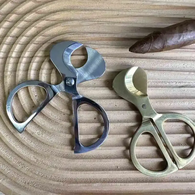 

Metal Cigar Cutter Stainless Steel Cigar Scissors Round Cutter Head Knife Hole Opener Smoking Cigar Accessories 91