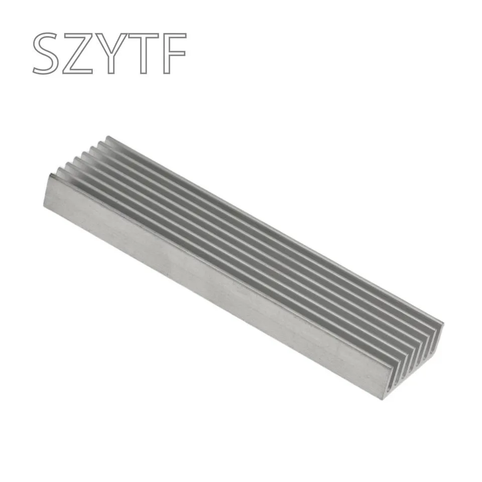 Heatsink Radiator Cooler Radiator 100X25X10MM High Quality Aluminum Heat Sink Fins Fast Thermal Conductivity Thermal Bar 