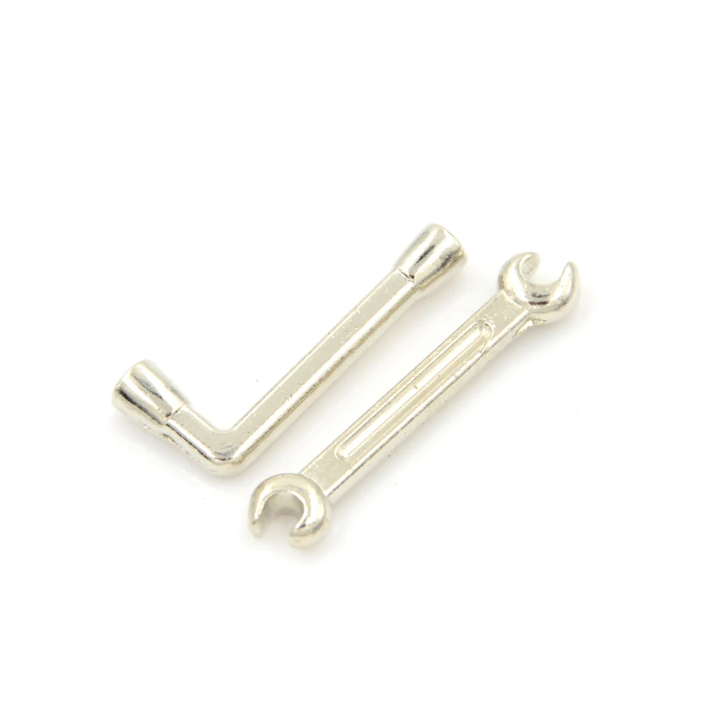 Ensembles d'outils à main miniatures en métal, échelle de maison de course, accessoires de maison de poupées, jouets de meubles, nouveau, 1/12, 5 pièces par ensemble