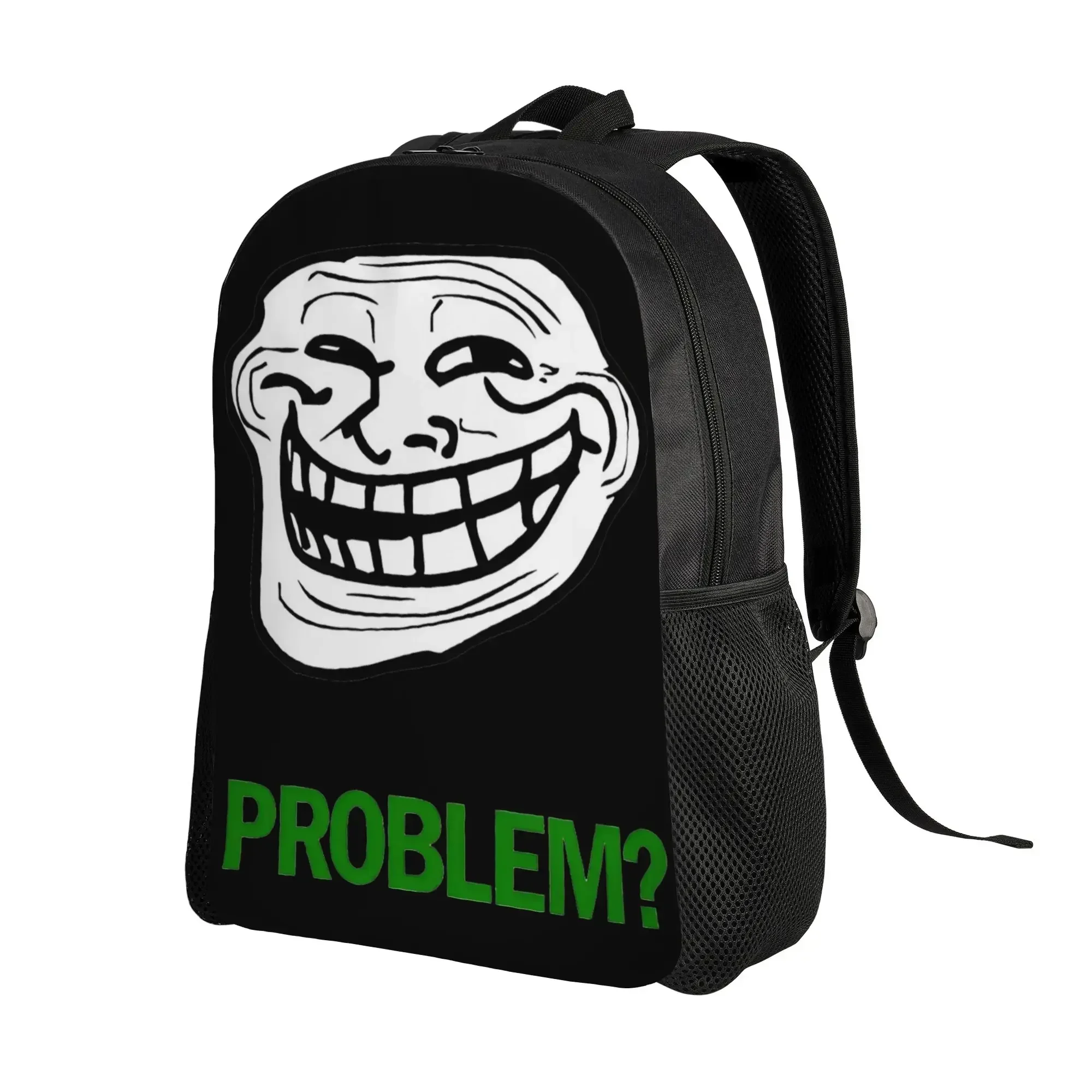 Custom Bag Rage-comic-meme Backpack Travel Backpacks Male Novelty School Bags Colorful Lightweight Rucksack