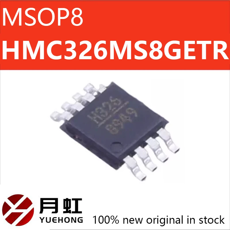 HMC326MS8GETR Efficient heterojunction bipolar transistor MMIC driver amplifier for RF amplifier