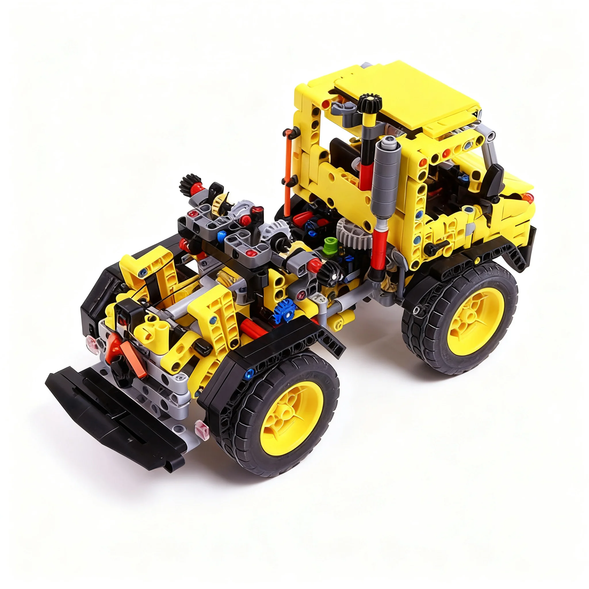 870pcs MOC Werner Uniknick MB Unimog Volvo L120 Model Building Blocks Toy Construction Christmas Gifts Kids Brick Creative DIY