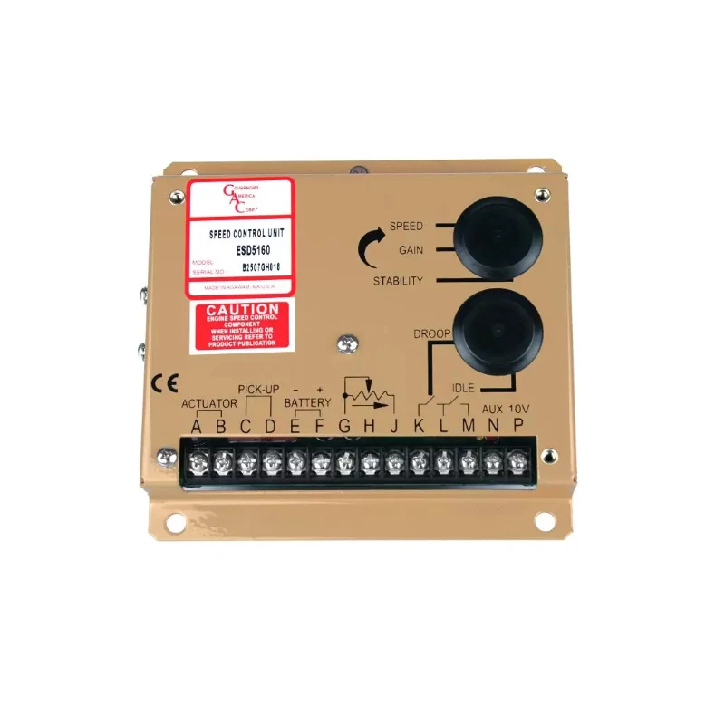 

Original ESD5160 Diesel generator set controller ESD5100 Series Isochronous, Variable Speed, Droop Governing Multi-V DC