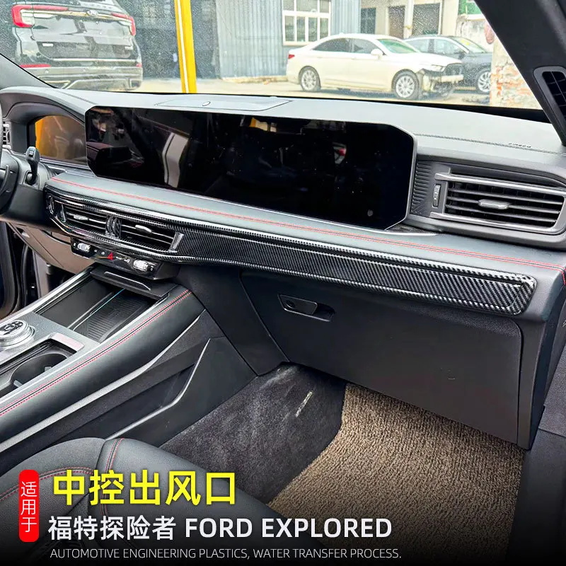 

For Ford Explorer 2024 2025 Car Accessories Interior Air-Condition Vent Outlet Cover Trim Molding Decoration Stickers