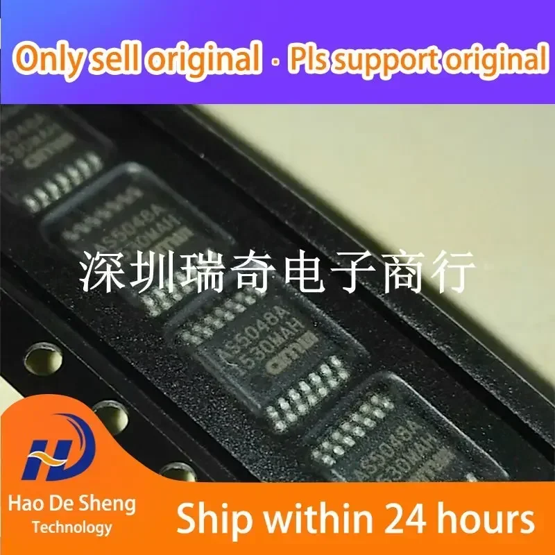 10 PÇS/LOTE AS5048A-HTSP-500 AS5048A TSSOP14 Novo Original em Estoque banco de Potência